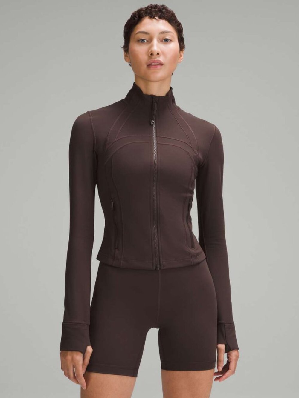 NWT Lululemon Define Cropped Jacket *Nulu (Espresso) - Size 12